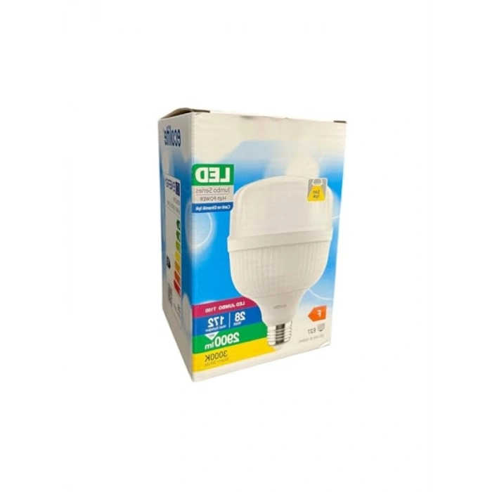Enerji Tasarruflu LED Ampul - 28W, 2900 Lümen, E27 Duy