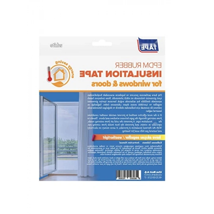 EPDM Kauçuk Pencere ve Kapı İzolasyon Bandı - 5mm x 15mm x 5mt