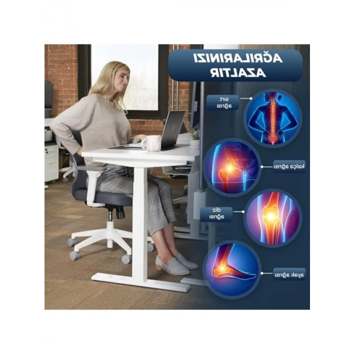 Ergonomik Ayak Desteği - Ofis ve Oyun Koltukları için Rahatlatıcı Tabure
