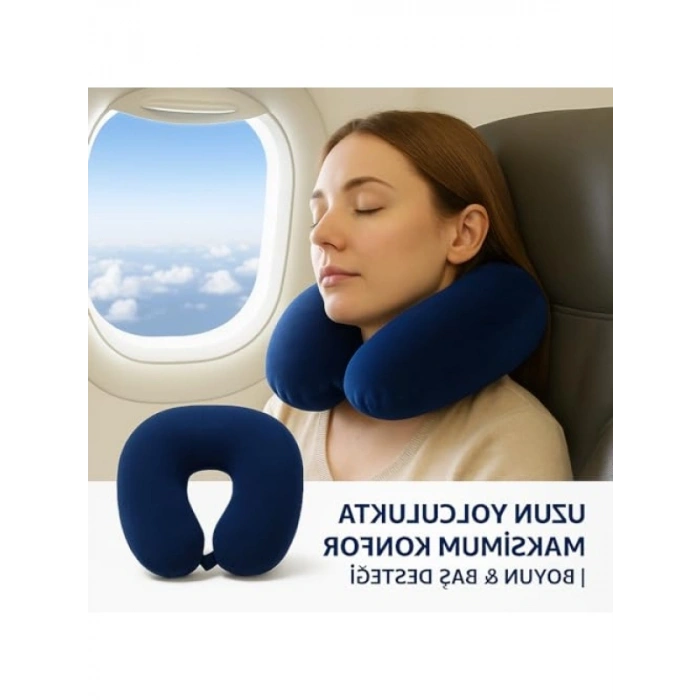 Ergonomik Büyük Boy Seyahat Boyun Yastığı
