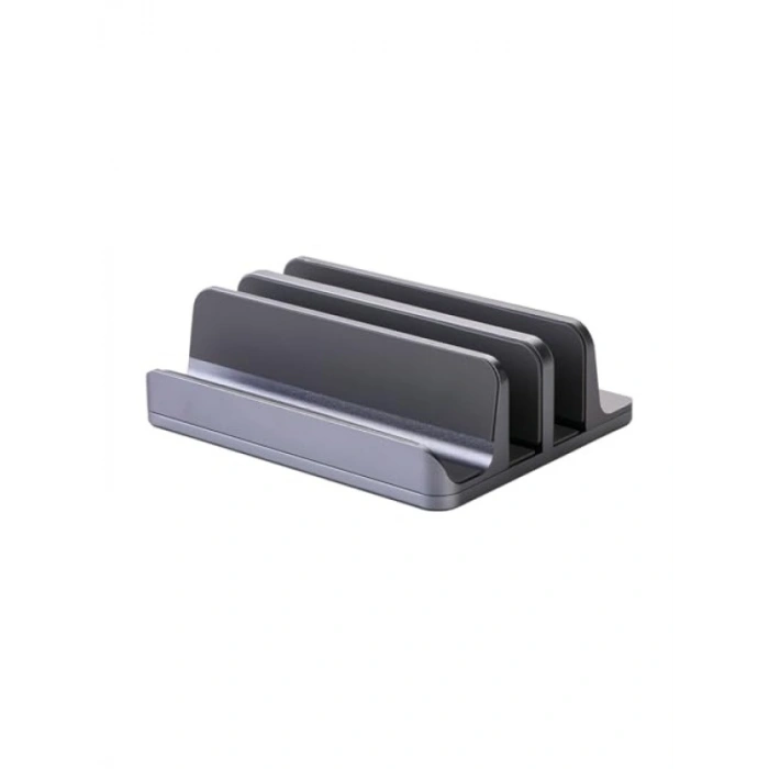 Ergonomik Dikey Laptop Standı - Alüminyum Metal Tasarım