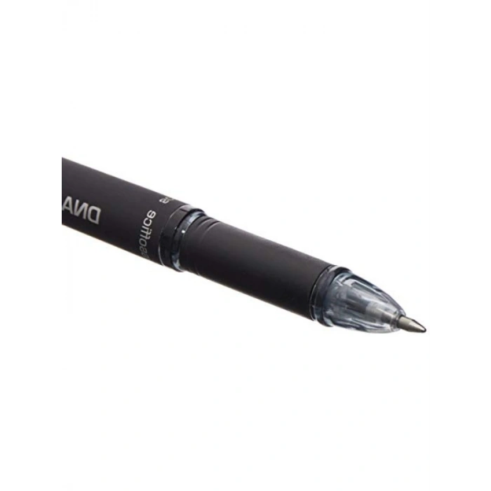 Ergonomik Kauçuk Kaplama Jel Tükenmez Kalem 12li Siyah 0.7 mm