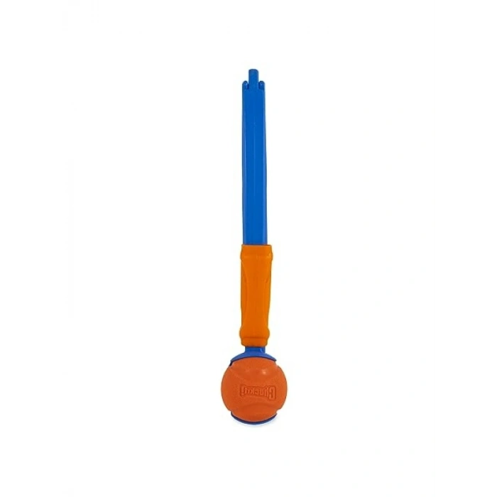 Ergonomik Kauçuk Saplı Katlanabilir Köpek Top Atıcı - Whistler Ball Hediyeli