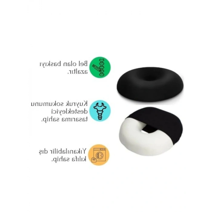 Ergonomik Oturma Simidi - Hemoroid ve Kıl Dönmesi İçin Destekleyici Yastık