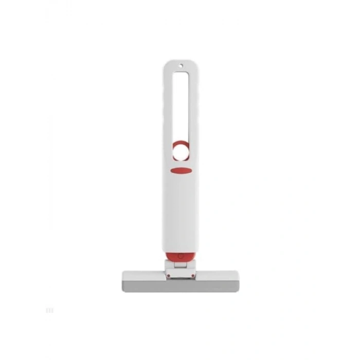 Ergonomik Tasarımlı Sıkmalı Mini Mop - Beyaz ve Kırmızı, Tek Elle Kullanım