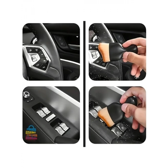 Ergonomik Yumuşak Kıllı Araç İçi Temizlik Fırçası