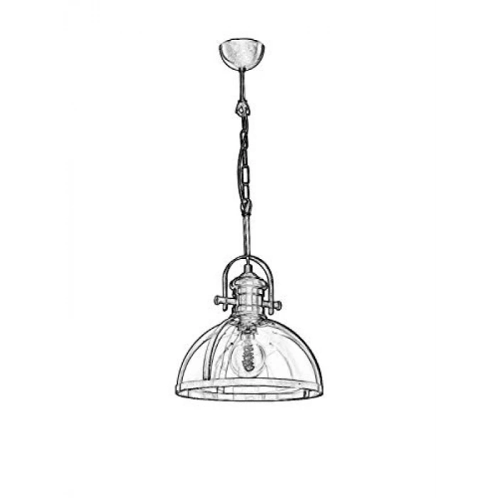 Eskitme Kaplama Modern Avize, 60 W