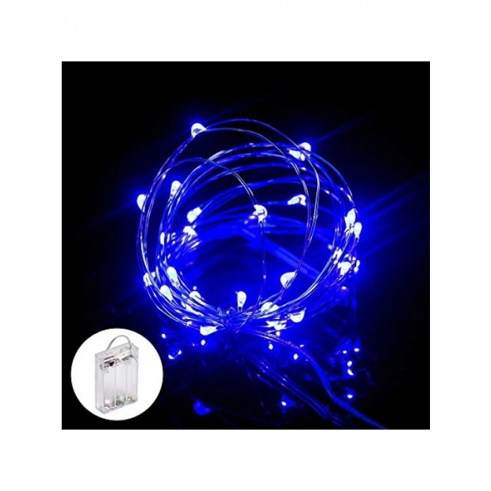 Esnek Mavi LED Işık Zinciri, 3 Metre, 30 Süper Parlak LED