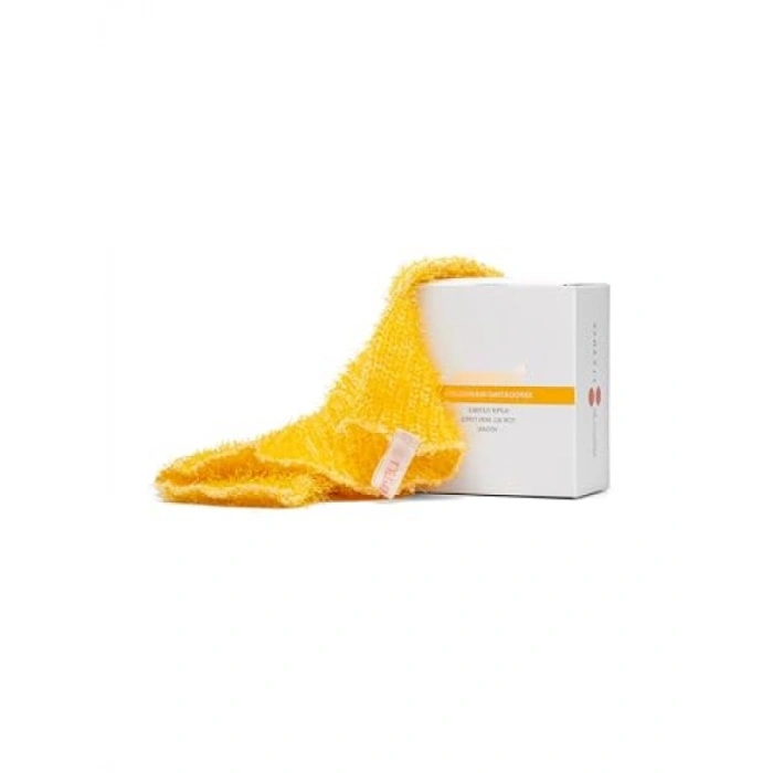 Esnek Sarı Banyo Lifi - Tüm Cilt Tiplerine Uygun Unisex 20x30 cm