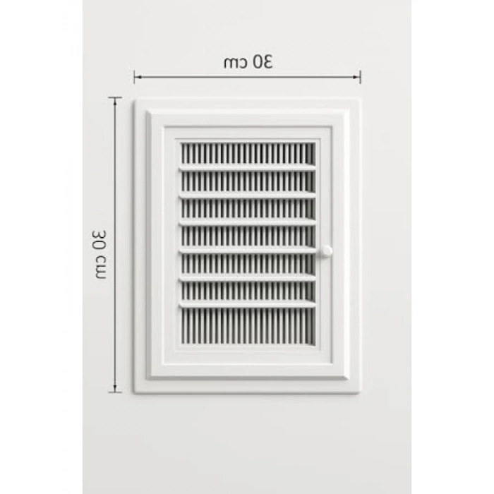 Estetik Tasarımlı Plastik Banyo Wc Havalandırma Menfezi (30x30 CM)