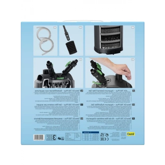 EX 700 Plus Akvaryum Dış Filtre - 100-200 L Akvaryumlar İçin