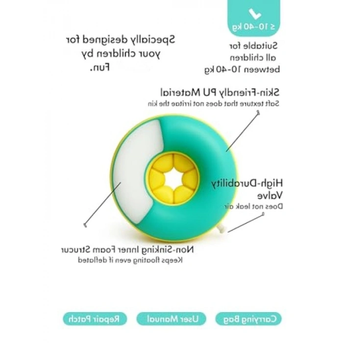 Extra Güvenlikli Çocuk Yüzme Kolluğu - Hafif ve Dayanıklı