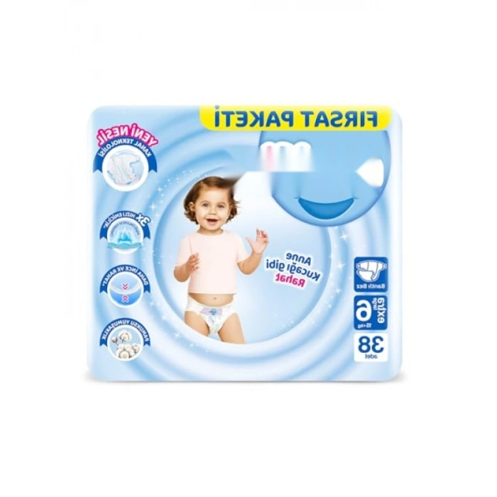 Extra Large Bebek Bezi - 38 Adet - 15+ kg