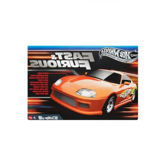 Fast & Furious Temalı Metal Araba Seti - 10lu Paket, 1:64 Ölçek