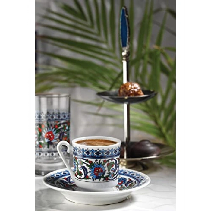 Fincan Takımı - 6 Adet Fincan ve Tabağı ile Mükemmel Set