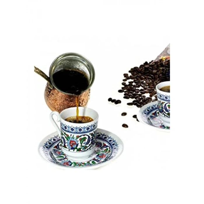 Fincan Takımı - 6 Adet Fincan ve Tabağı ile Mükemmel Set