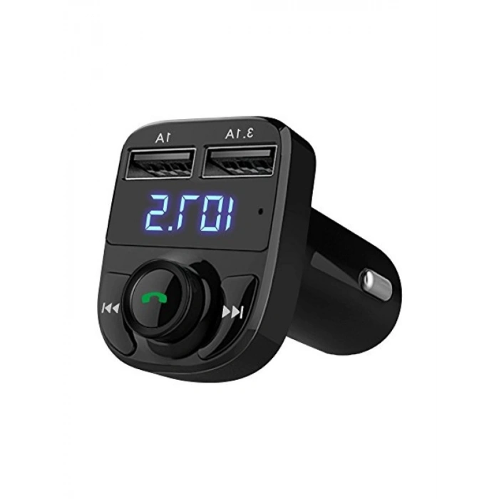 FM Transmitter ve Çift USB Araç Şarj Cihazı