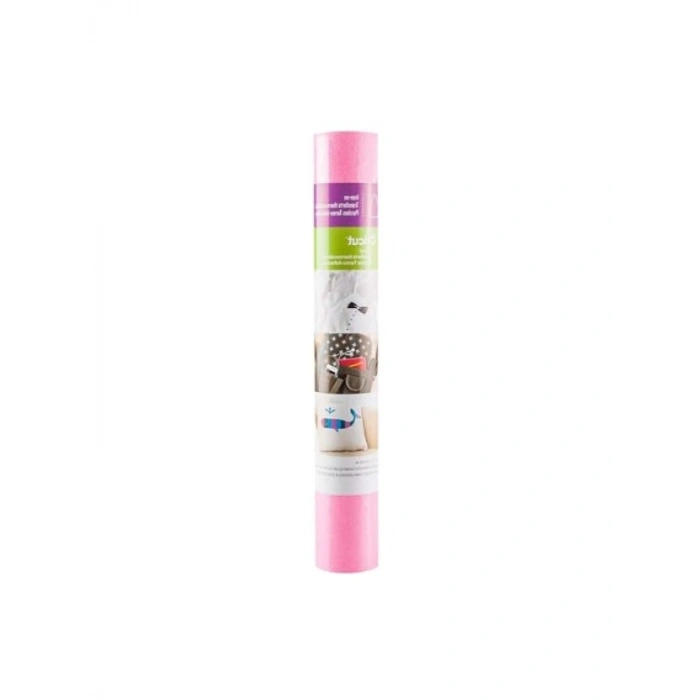 Fosforlu Pembe Glitter Isı Transfer Vinyl