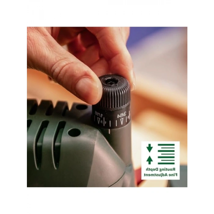 Freze Makinesi, 1400W, Hassas Derinlik Ayarı