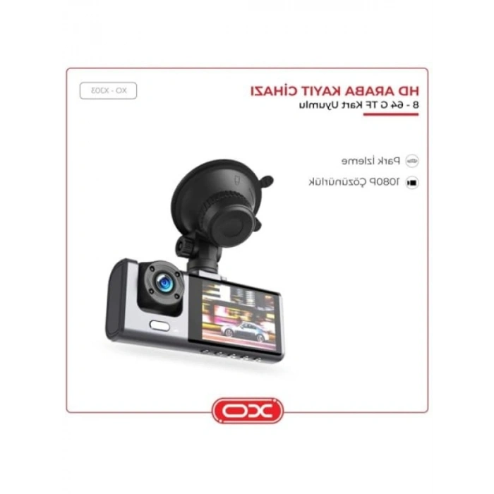 Full HD 1080P Araç Kamerası, İki Kanal Kayıt ve Hareket Algılama