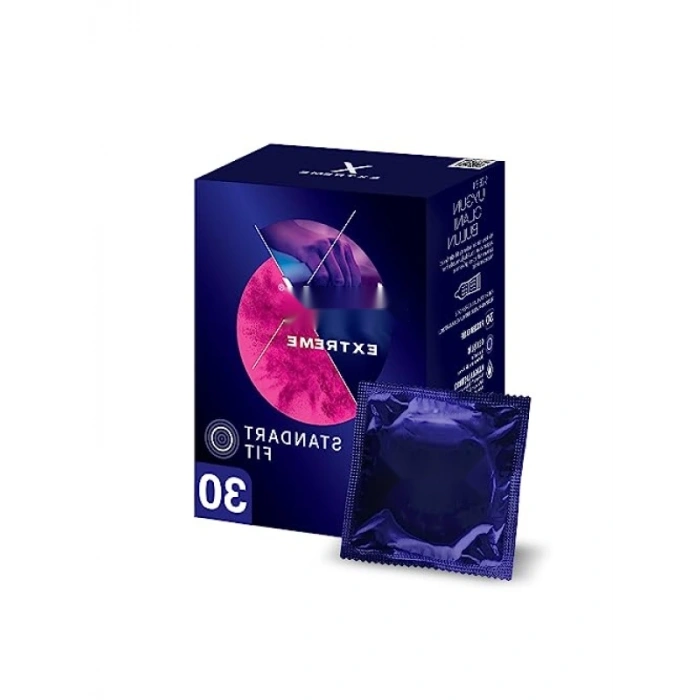 Geciktirici ve Tırtıklı Prezervatif - 30lu Paket