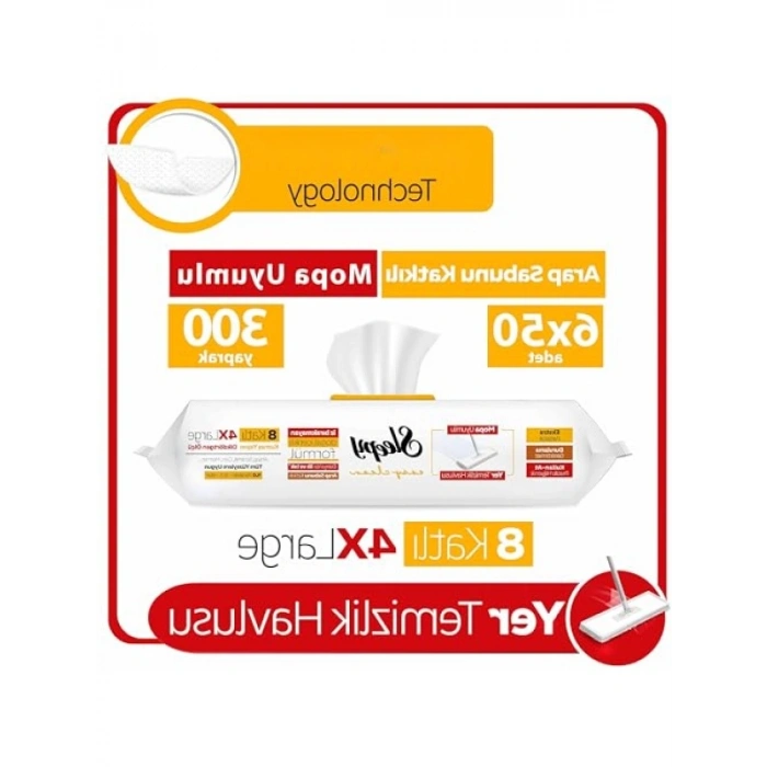 Geçirimsiz Yer Temizlik Havlusu - 6x50 cm (300 Yaprak)