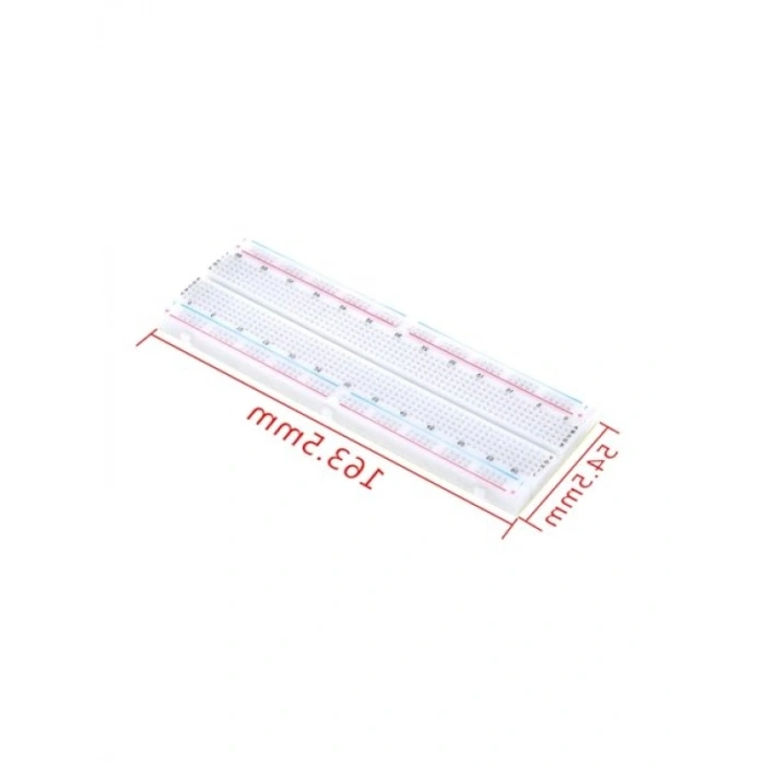 Geniş Elektronik Deney Tahtası - 16.5 x 5.4 x 0.9 cm