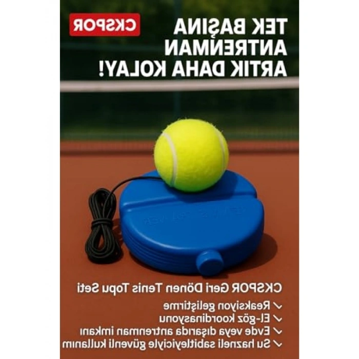 Geri Dönen Tenis Topu Antrenman Seti - Solo Antrenman