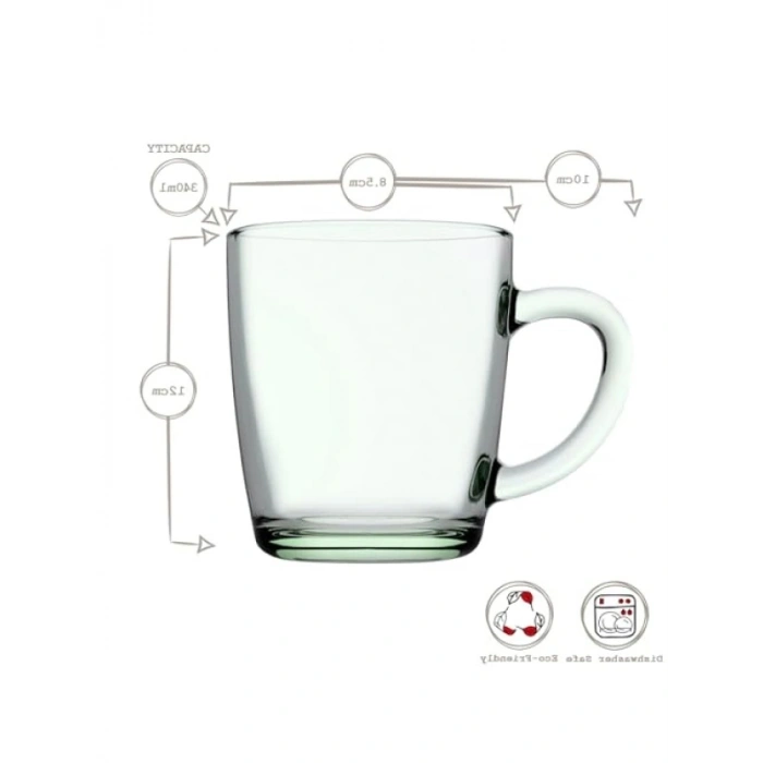 Geri Dönüştürülmüş Cam Fincan/Kupa - 0.2 L