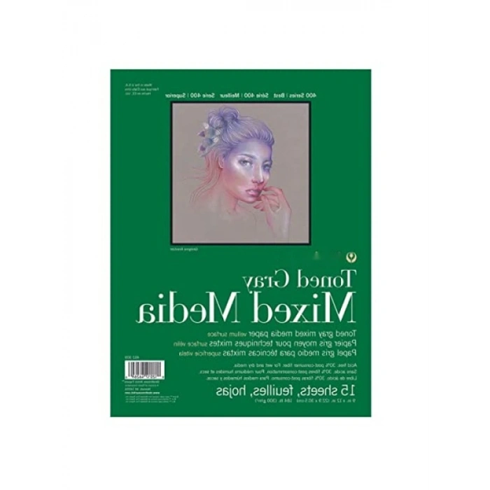 Geri Dönüştürülmüş Karışık Medya Kağıdı (23x31 cm, 300 g/m²)