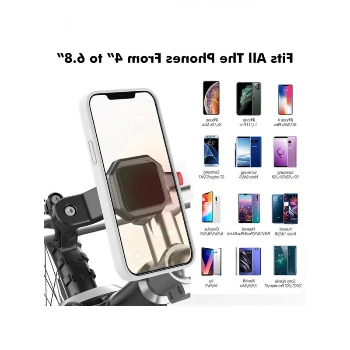 Gidon Uyumlu Telefon Tutucu, 4-6.8 İnç Modeller için Kolay Kurulum