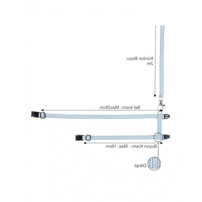 Gine Domuzu ve Tavşan Gezdirme Tasması (2 Metre)