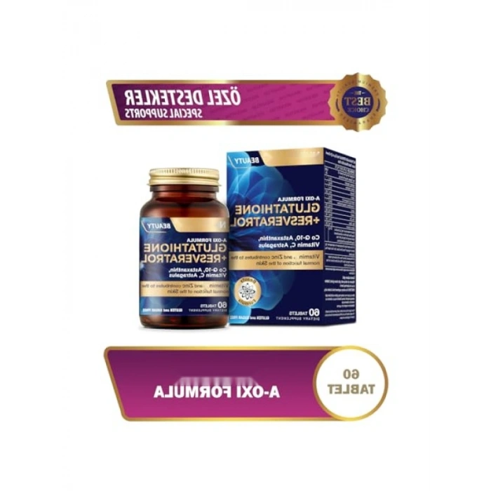 Glutatyon + Astaksantin Takviye Edici Gıda - 60 Tablet