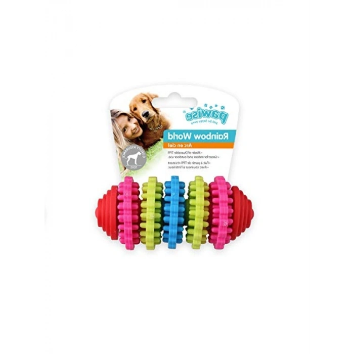 Gökkuşağı Desenli Dişli Oyuncak (11 cm)