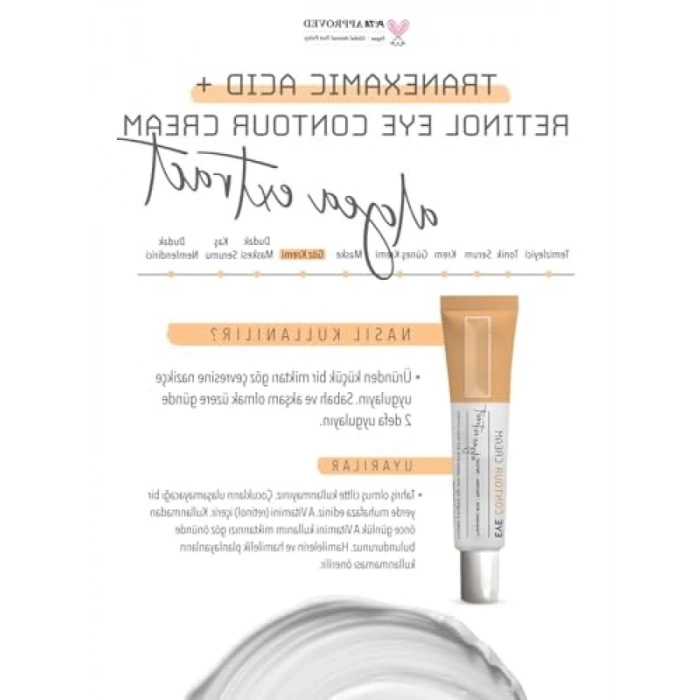 Göz Kremi - 20 ml Traneksamik Asit + Retinol