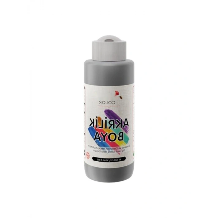 Gri Akrilik Boya 120 ml - Dayanıklı Yapı