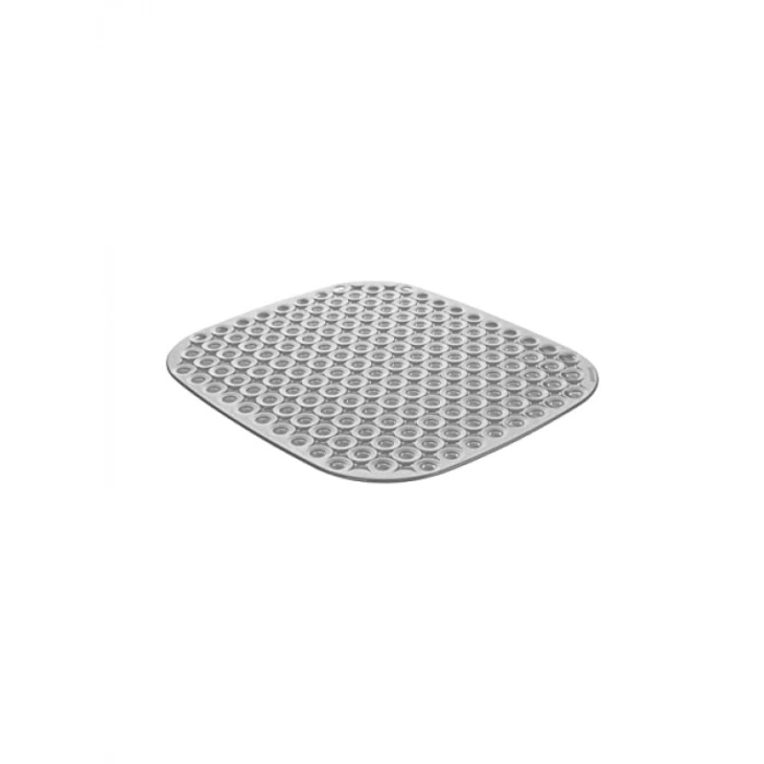 Gri Lavabo Matı - Dayanıklı Plastik, 32 x 28 cm