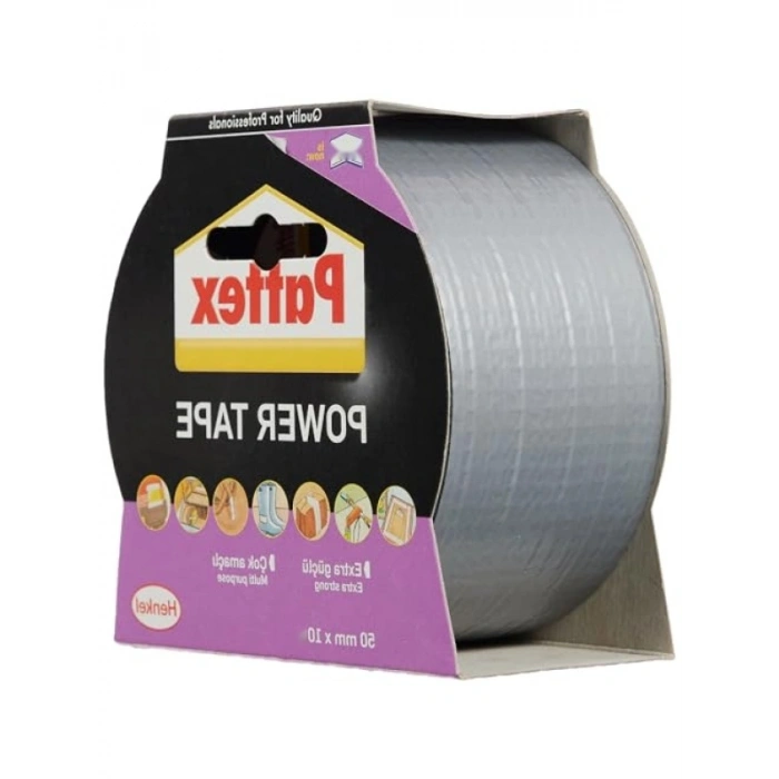 Gri Renkli 50mm x 10m Power Tape - Yırtılabilir