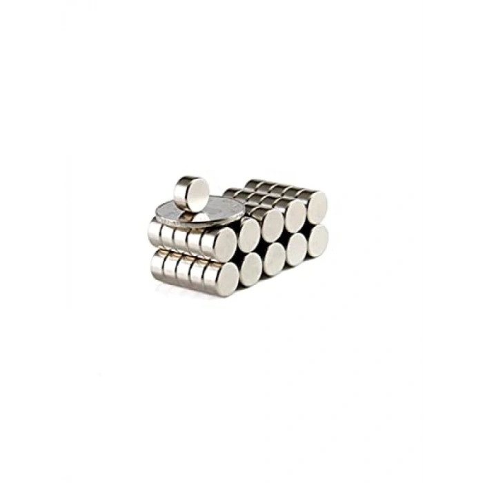 Güçlü Neodyum Mıknatıs - 10 mm Çap, 5 mm Kalınlık (2 Adet)