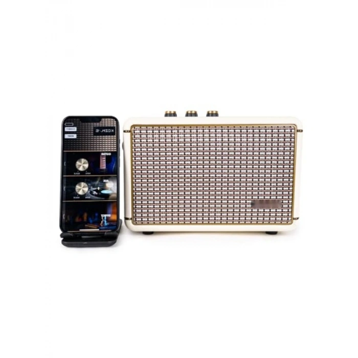 Güçlü Ses Kalitesi Sunan Elektro Gitar Amplifikatörü - Krem Renk