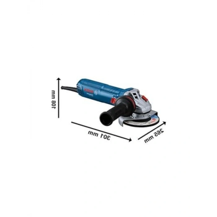 Güçlü ve Ergonomik Taşlama Makinesi, 125 mm Disk Çapı