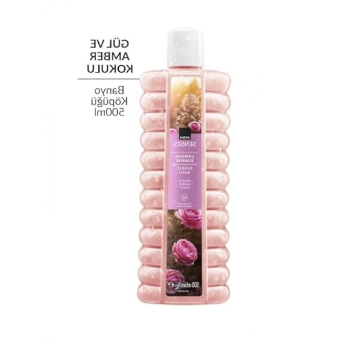 Gül ve Kehribar Kokulu Banyo Köpüğü 500 ml - Rahatlatıcı Etki