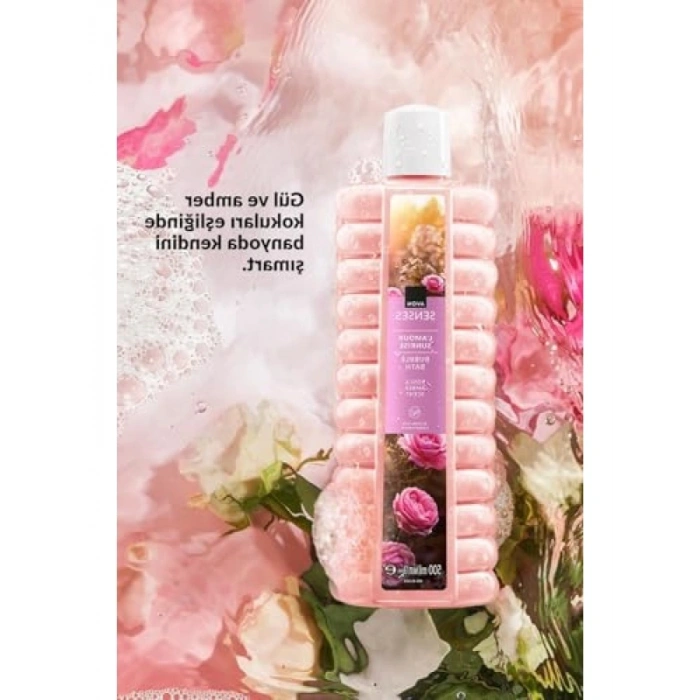 Gül ve Kehribar Kokulu Banyo Köpüğü 500 ml - Rahatlatıcı Etki