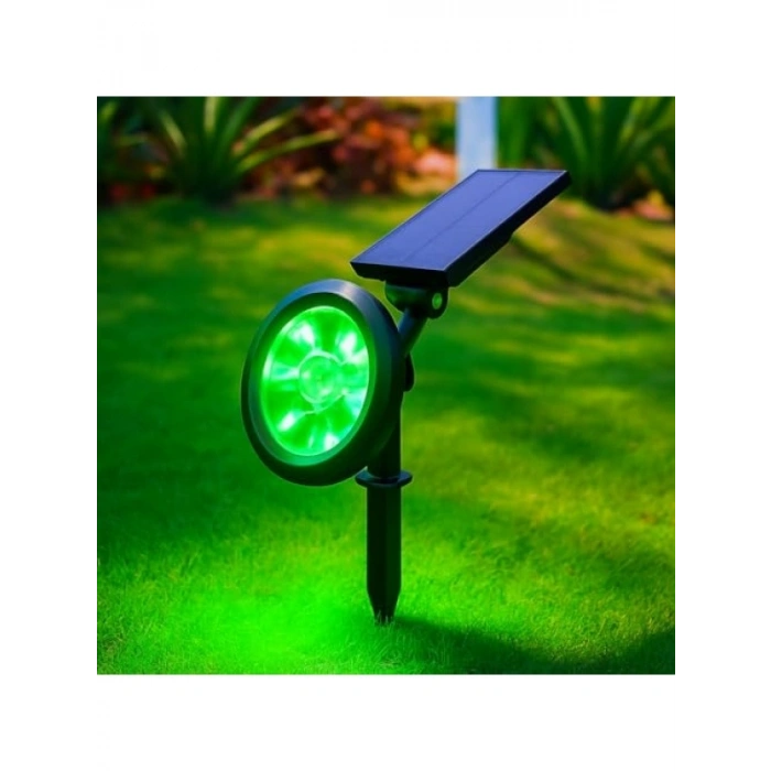 Güneş Enerjili Bahçe Aydınlatma Lambası, 18W, 200 Lümen