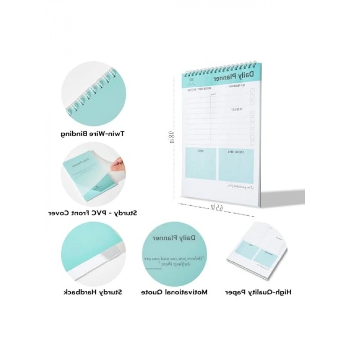 Günlük Planlayıcı Defter - Yapılacaklar Listesi ve Kontrol Listesi