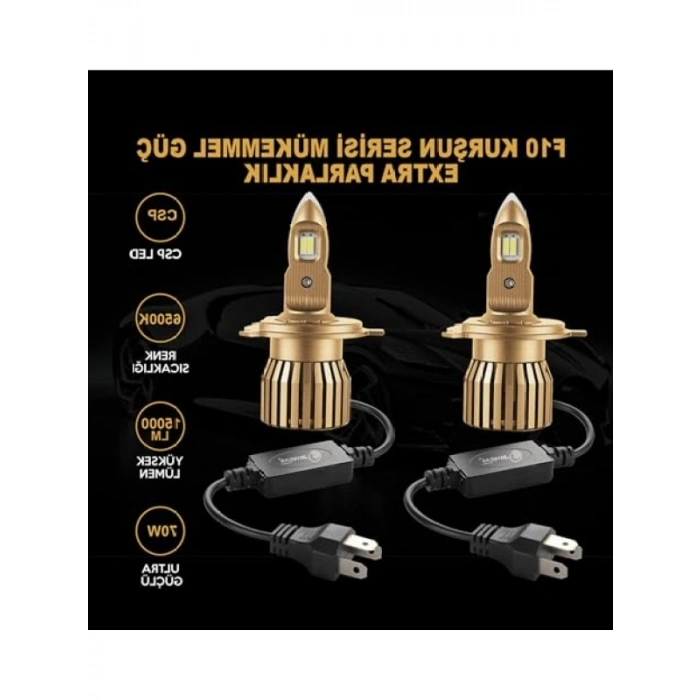 H4 F10 Kurşun Serisi LED Xenon Far Ampulü
