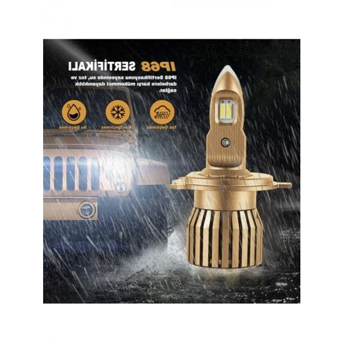 H4 F10 Kurşun Serisi LED Xenon Far Ampulü