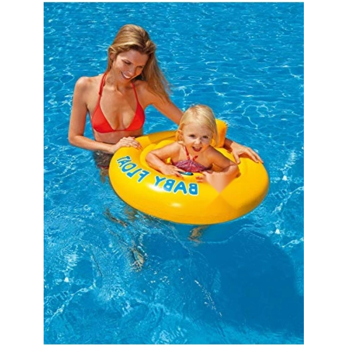 Hafif ve Dayanıklı Sarı Bebek Yüzme Kollu 70 cm (6-12 Ay)