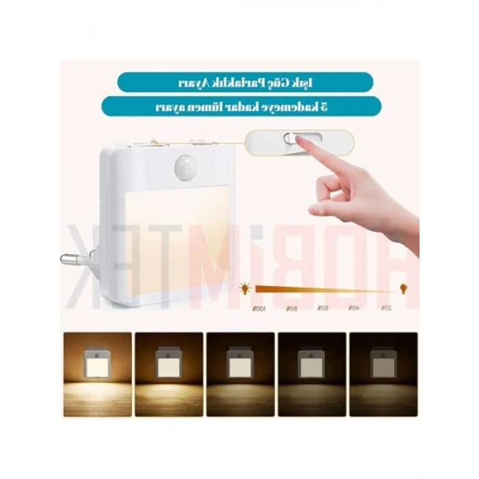 Hareket Sensörlü LED Gece Lambası - 2700K