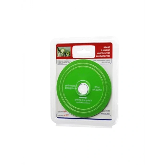 Hassas Cam Kesme Disk - Yeşil, 115x22x23x15mm